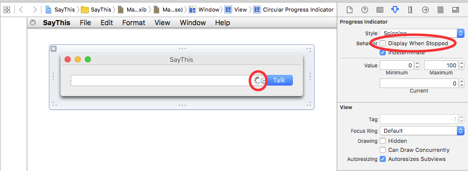 Add a Circular Indeterminate Progress Indicator