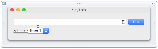 Add a Pop Up Button and a Label